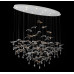 Подвесная люстра Newport 8220/140 С oval chrome, silver glass М0071480
