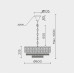 Подвесная люстра Modelux ML.7092.600 GD