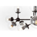 Люстра на штанге Lumina Deco Zodiak LDP 160-12 BK+PR