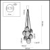 Подвесная люстра Odeon Light Mussels 5039/8
