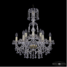 Подвесная люстра Bohemia Ivele Crystal 1409/6+3/195/XL-68 G
