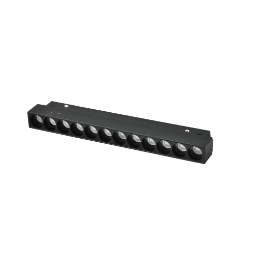 Трековый магнитный светильник iLedex Vision 4822-002-L235-12W-38DG-3000K-BK