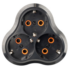 Разветвитель сетевой 3-местный Stekker 250V 16A ABS ADP16-23-21 50682
