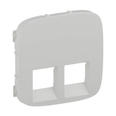 Лицевая панель Legrand Valena Allure розетки телефонной RJ-11/Ethernet RJ-45 белая 755425