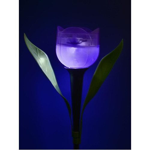Светильник на солнечных батареях (UL-00004278) Uniel Promo USL-C-453/PT305 Purple Tulip