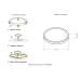Подвесной светильник Crystal Lux CLT 526C230 BL