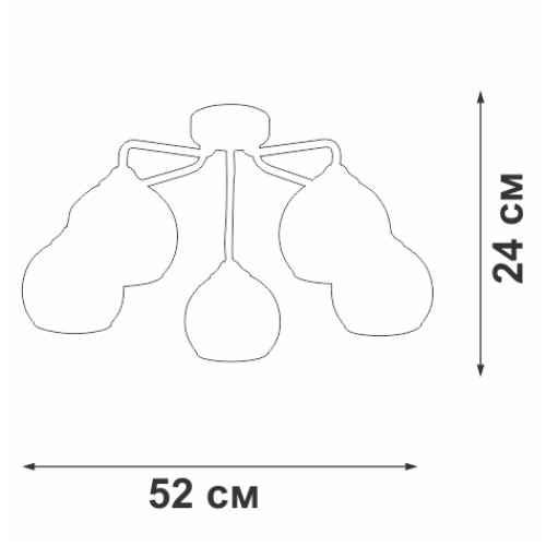 Потолочная люстра Vitaluce V3096-9/5PL