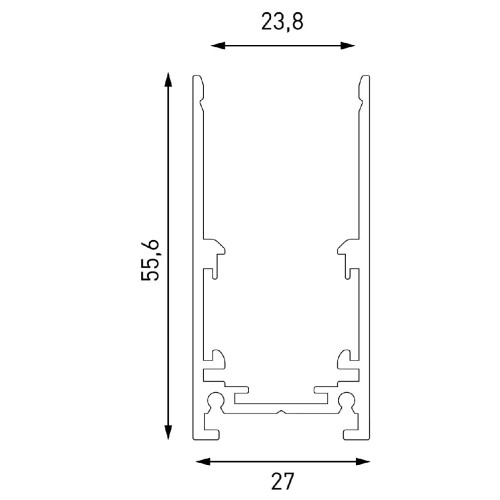 Шинопровод накладной Lumker SY-LINK-20S1-2.5-BL 019270