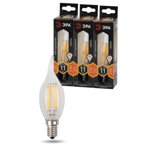 Лампа светодиодная Эра E14 11W 2700K F-LED BXS-11W-827-E14 Б0047001