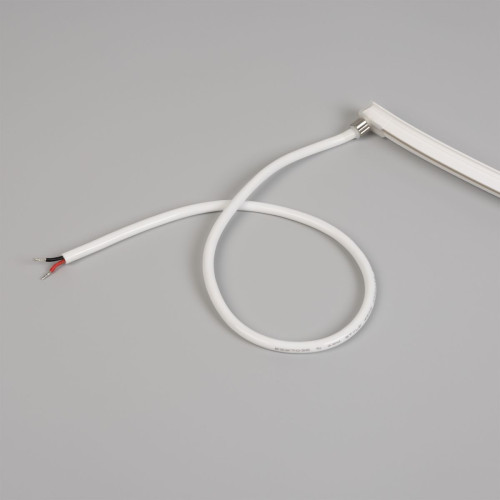 Светодиодная лента герметичная Arlight MOONLIGHT-3D-T-X544-10x10mm 24V Warm3000 (8 W/m, IP67, 5m, wire x1) (Вывод боковой) 055192