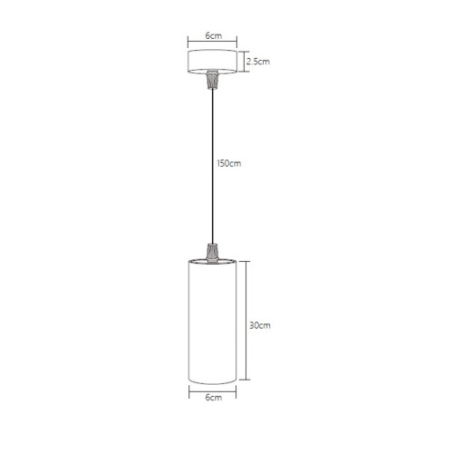 Подвесной светодиодный светильник Fiberli Tube630BW 12110101