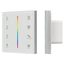 Панель Arlight Sens Smart-P22-RGBW White (12-24V, 4x3A, 2.4G) 025168