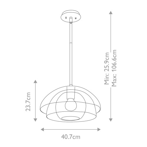Подвесной светильник Hinkley Lotus QN-LOTUS-P-HBR