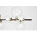 Подвесная люстра Lumina Deco LDP 7033-7 BK+CL