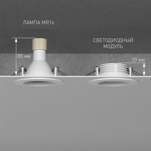 Светодиодный модуль Elektrostandard LED 7W 3000К BMGU1003 4690389217111 a071000