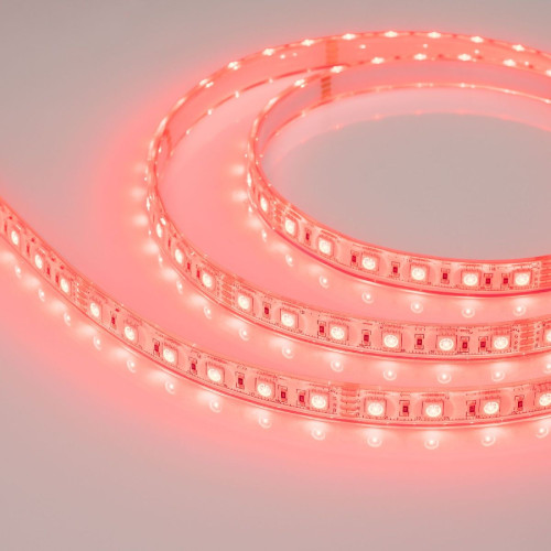Светодиодная лента герметичная Arlight RTW-PU-B60-12.5mm 24V RGB (14.4 W/m, IP68, Wire 2m, 5m) 029515(3)