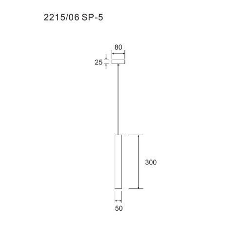 Подвесной светильник Divinare Cottero 2215/06 SP-5