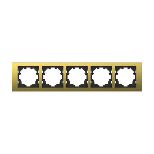 Рамка пятиместная ELBI Zena Platin 500-073400-250