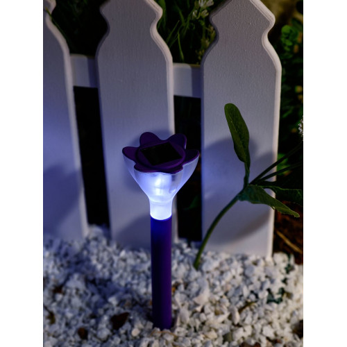 Светильник на солнечных батареях (10623) Uniel Promo USL-C-417/PT305 Purple Crocus