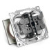 Розетка 2-местная с защитной шторкой Stekker Катрин GLS10-7113-04 49026