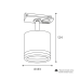 Трековый однофазный светильник Wolta Luce WTL-GX53/06B