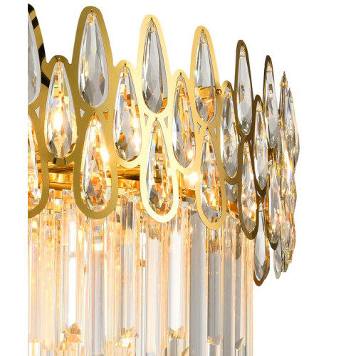 Подвесная люстра Natali Kovaltseva NAVIS 76019/10C GOLD