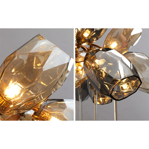 Подвесная люстра Delight Collection Britannica 8898P/BS gold/smoky