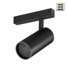 Трековый светодиодный светильник с переключателем цветовой темперетуры Novotech Port Vector 359960 Трековый светодиодный светильник с переключателем цветовой темперетуры Novotech Port Vector 359960
