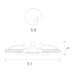 Встраиваемый светильник Arte Lamp Aqua A2024PL-1WH