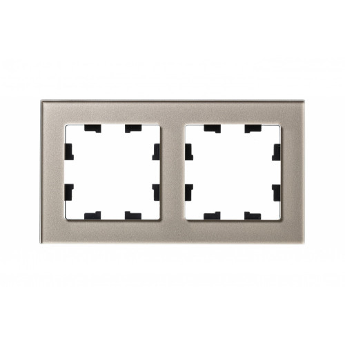 Рамка 2-ая Systeme Electric AtlasDesign Nature Стекло шампань ATN320502