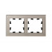 Рамка 2-ая Systeme Electric AtlasDesign Nature Стекло шампань ATN320502