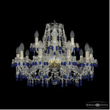 Подвесная люстра Bohemia Ivele Crystal 1410/10+5/240 G V3001