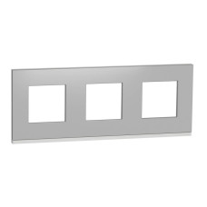 Рамка 3-постовая Schneider Electric Unica New NU600680