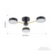 Потолочная люстра Arte Milano Ferrara 252006/3 Bk/Bk