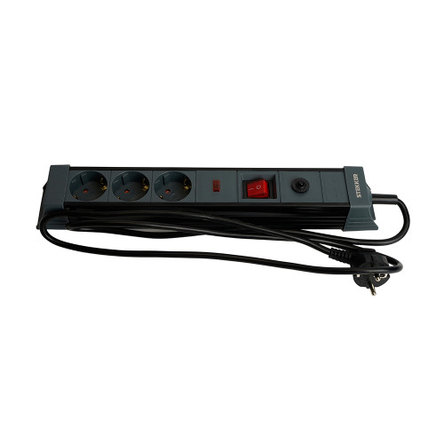 Сетевой фильтр 3-местный с/з Stekker Techno HM22-31-05 50155
