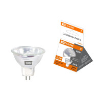 Лампа галогенная TDM Electric GU5.3 50W 3000K прозрачная SQ0341-0009