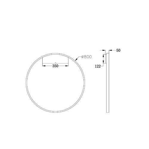 Настенный светильник Maytoni Rim MOD058WL-L50W4K