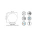 Подсветка для зеркал Gauss Makeup MK001