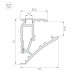 Профиль Arlight SHELF-600-2000 ANOD (Алюминий) 060498