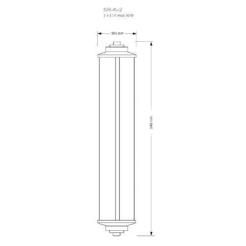 Настенный светильник Kutek Mood Siri SIR-K-2(CZ) 540