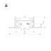 Шинопровод Arlight LGD-2TR-TRACK-F-2000-BK-M (C) 038673