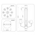 Подвесная люстра Ambrella Light High Light Ceramo Classic LH75403