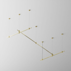 Основание двухуровневое на тросовых подвесах Hang для трековых светильников Maytoni Technical Flarity TFC-Flar-H07-BS