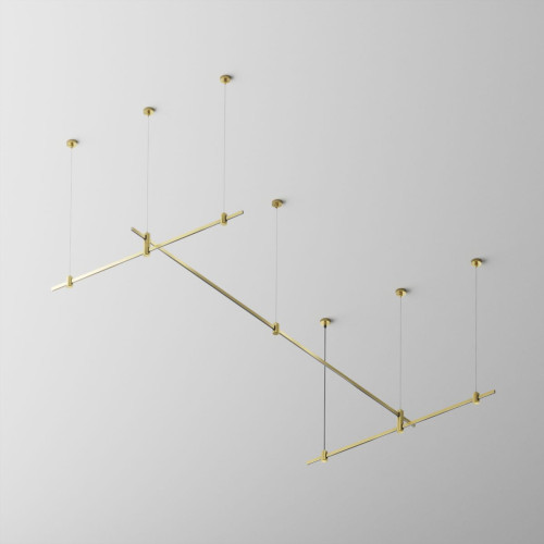 Основание двухуровневое на тросовых подвесах Hang для трековых светильников Maytoni Technical Flarity TFC-Flar-H07-BS