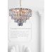 Подвесная люстра Lumien Hall Kristin LH0066/8H-AB-CL