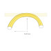 Светодиодная лента герметичная Arlight MOONLIGHT-TOP-S-M560-D13mm 24V Warm3000 (13 W/m, IP65, 5m, wire x1, трос) 043816