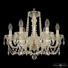 Подвесная люстра Bohemia Ivele Crystal 5402/6/165 G Clear/M-1F