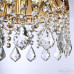 Подвесной светильник Bohemia Ivele Crystal 5478/22 G Amber/M-1G Leafs