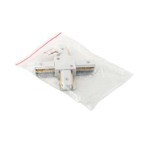 Коннектор Х-образный Denkirs DK Track White TR1104-WH