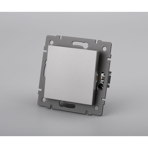 Механизм выключателя одноклавишный самовозвратный Arlight SWT-MKR1-PL-GR-V (250V, 10A) 049881